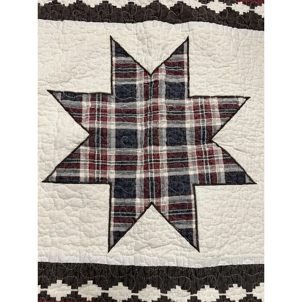 Ruff Hewn Farmhouse Pair Quilted Patchwork Pillow Shams